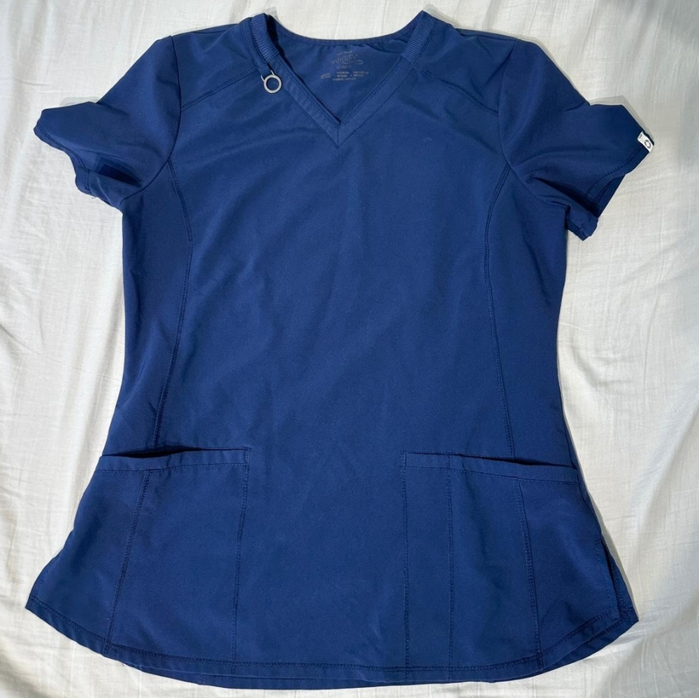 Cherokee Infinity Women's Navy Blue Scrub Top And Pants Size Small P